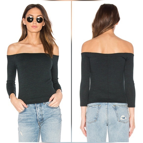 rag & bone Tops - Rag and Bone”Donna” Off the Shoulder Top C57